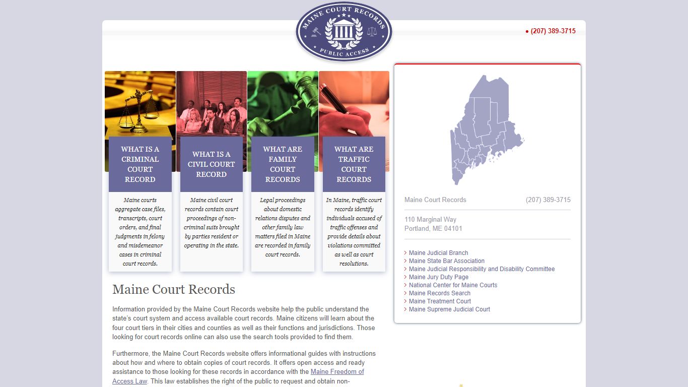 Maine Court Records | MaineCourtRecords.us