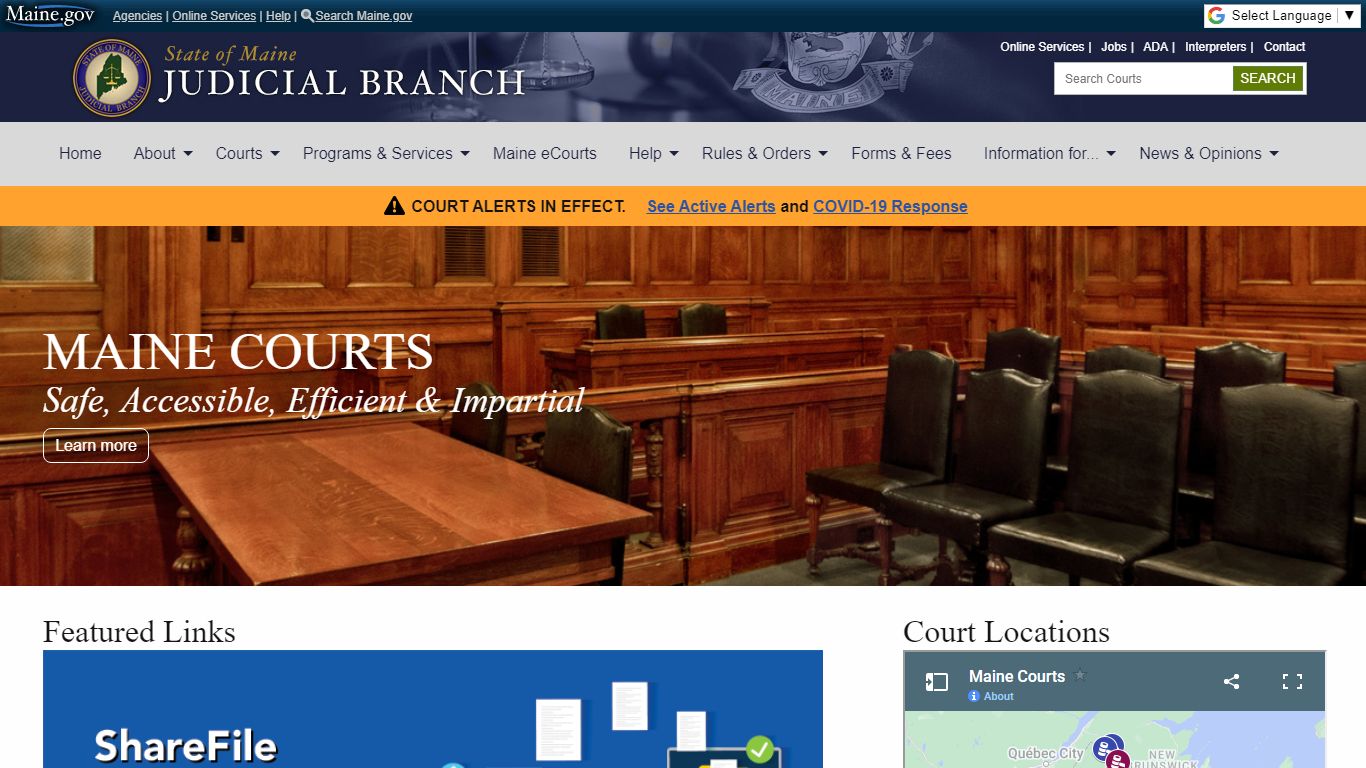 Maine Judicial Branch